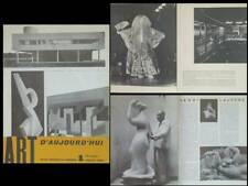 ART D'AUJOURD'HUI  N°1 1949 CHARLOTTE PERRIAND, LE CORBUSIER, HENRI LAURENS