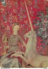 Art - Tapisserie - La Dame à la Licorne - Détail - La Vue - CPM - Voir Scans Rec