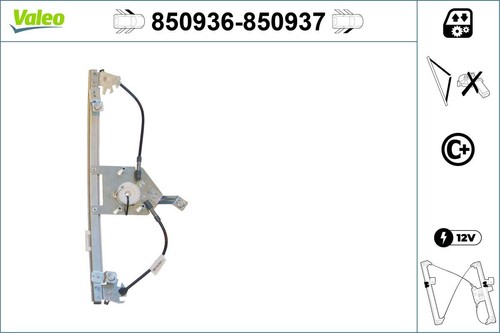 Valeo 850936 window regulator