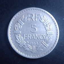 5 francs Lavrillier 1952  alu