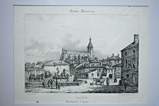 EAUZE CONDOM Gers LITHOGRAPHIE