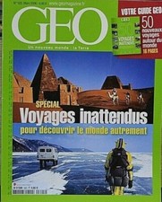 revue magazine geo voyages inattendus N° 325