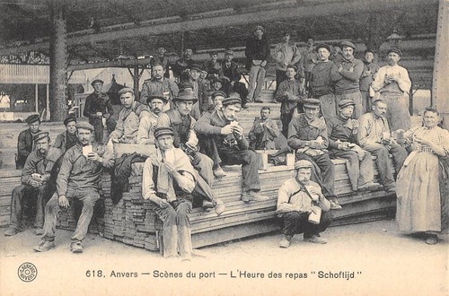 Cpa belgique anvers - cpa, scenes