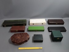 Lot de 9 ancien coffrets