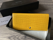 Porte-Monnaie Trifold Effet Crocodile Paul Smith Fabriqué En Espagne BNIB