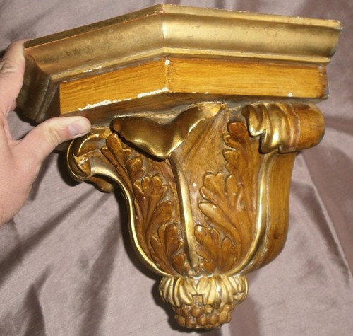 Console applique bois - console, d'applique