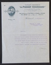 Facture 1933 BORDEAUX