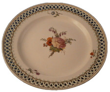 Assiette Florale Réticulée