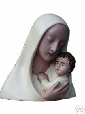 Buste vierge enfant - vierge,
