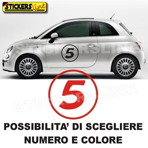 Autocollants fiat 500 - fiat,
