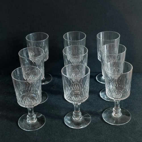 Serie verres en - de,