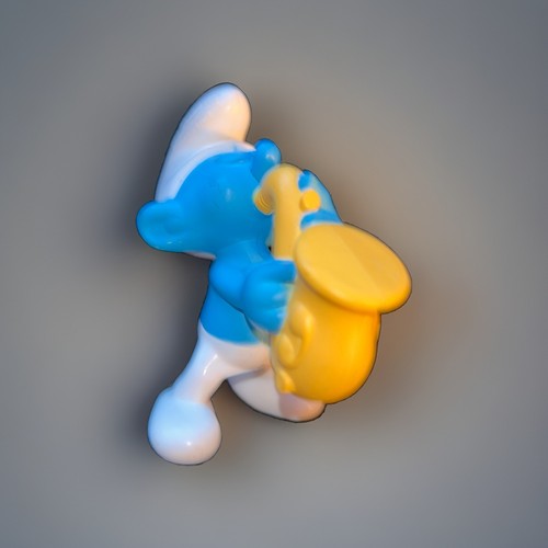 Figurine schtroumpf smurf mac - figurine,