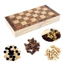Jeu D'echec En Bois Pliable