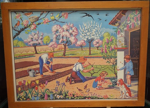 Ancienne affiche scolaire mdi - ancienne,