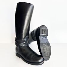 BOTTES CRS FRENCH POLICE BOOTS MOLLET L CALF EU42 US8.5 UK8 ROB FETISH BLUF