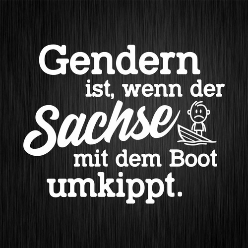Gendern est saxon avec - gendern, if