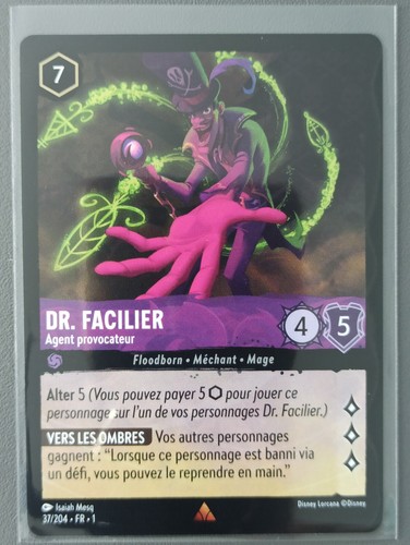 Carte lorcana chapitre 1 - carte,