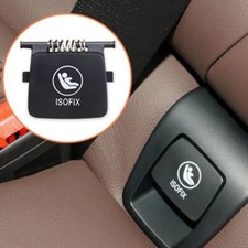 Black Rear Child Seat Hook Anchor Isofix Cover For BMW F97 X3M F98 X4M G01 X3 X4