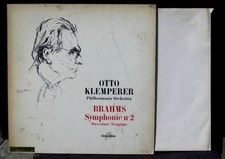 Brahms Symph 2 Klemperer SAXF 202 LP & CV VG++ Cleaned by Clearaudio machine