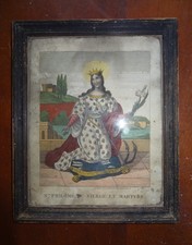 Gravure ancienne encadrée –