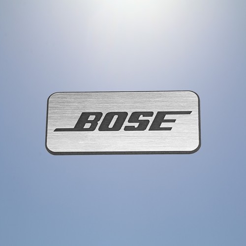 Bose 50x25mm badge - bose, emblème