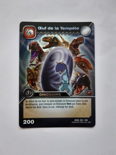 Dinosaur king upper deck oeuf