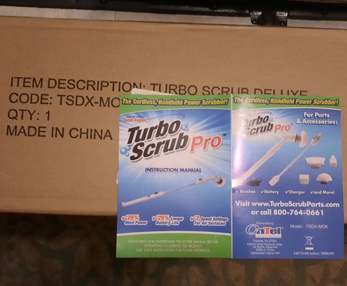 Turbo scrub delux pro cordless - scrub,