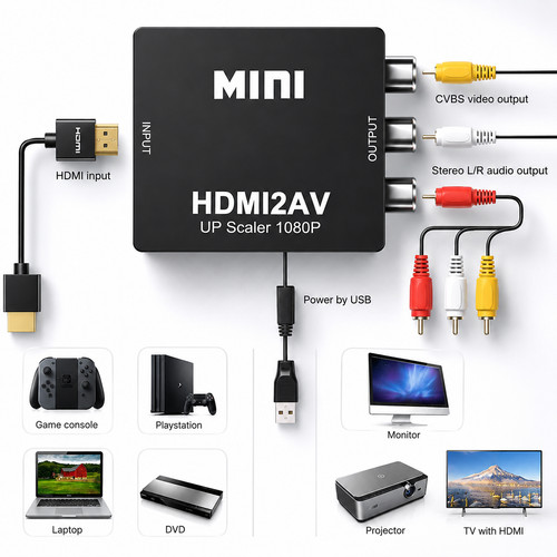 Mini adaptateur convertisseur - adaptateur,