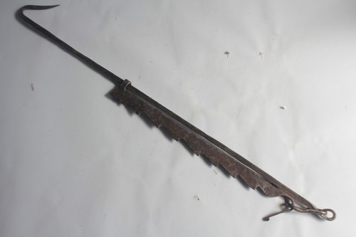 Crémaillère cheminée fer - crémaillère,