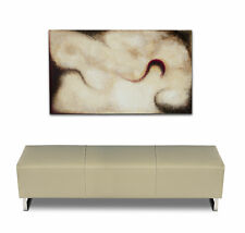 Banc en Cuir Banc Cuir Taupe