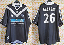Maillot Girondins de Bordeaux 2000 Dugarry Adidas Siemens Vintage Jersey - XL