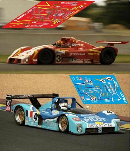 Décal ferrari 333sp mans - ferrari,