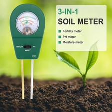 pH-mètre de sol précis 3 en 1 pour fertilité pour niveaux d'humidité jardina