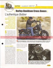HARLEY DAVIDSON 1584 Cross Bones 2010 Joe Bar Team Fiche Moto #002632