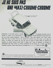 publicité Advertising  1122  1967   Autobianchi    la Primula  Lutèce