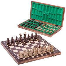 SQUARE - Echecs en Bois - AMBASADOR LUX - 52 x 52 cm - Échiquier & Pièces d'éche