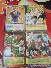 Lot 4 Dragon Ball Z Cartes À Jouer Et À Collectionner holo DBZ cards game prism
