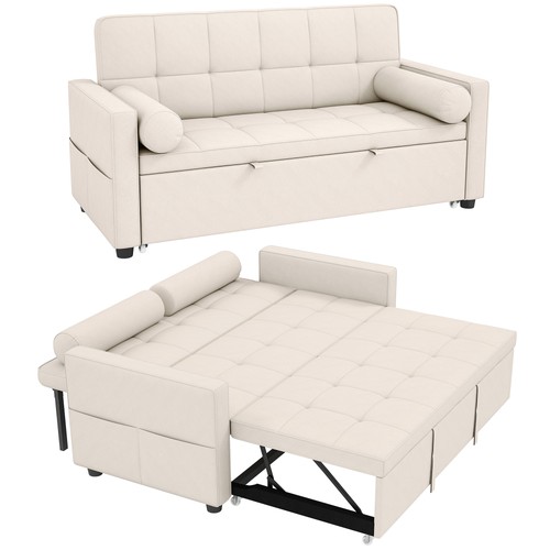 Homcom canapé convertible - canapé, 2