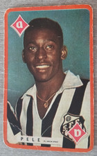 PELé PELE 1960' Santos SFC Brésil Football Carte MIROIR SPRINT  rookie card