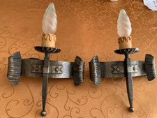 applique murales en fer forgé