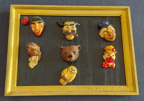 Cadre figurines plâtre - 8,