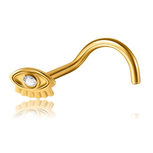 Stud nez plaqué 18k - plaqué, or