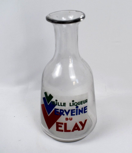 Ancienne carafe publicitaire - ancienne,