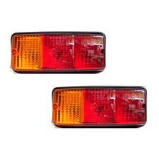 Paire Feu Phare Arrière Tracteur Chariot Remorque Stop Lumières Position