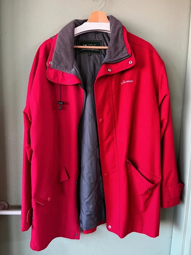 Parka chameau rouge - le, chameau,