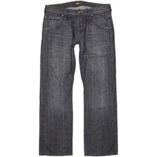 Lee Flint  Homme Bleu Straight Regular  Jeans W33 L31 (106437)