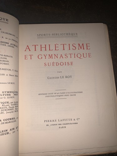 Athlétisme gymnastique - et,
