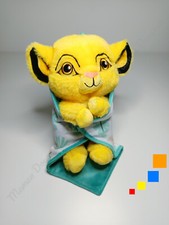 Peluche/Doudou Couverture Simba Roi Lion Jaune Vert Turquoise Blanc Disney Kiabi