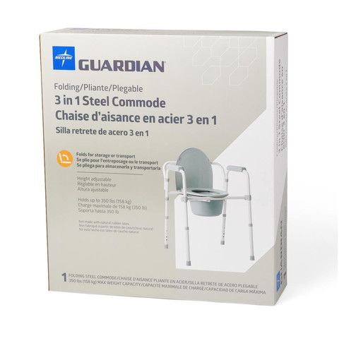Commodes steel 1 - steel, folding