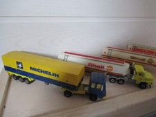 lot camions MAJORETTE série 3000 MICHELIN SHELL ESSO